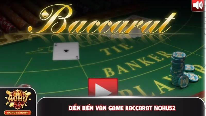 Diễn biến ván game Baccarat Nohu52