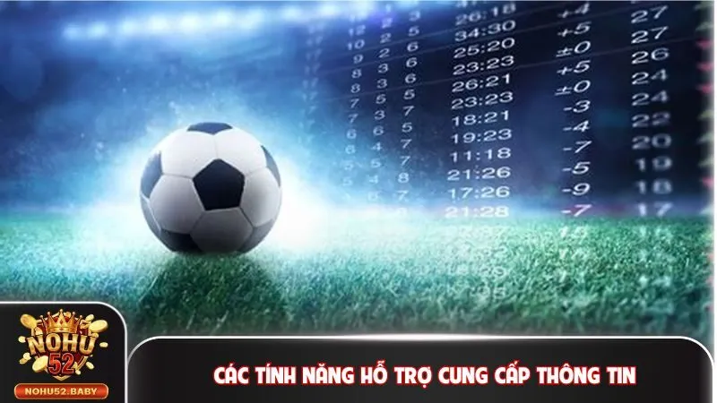 Các tính năng hỗ trợ cung cấp thông tin